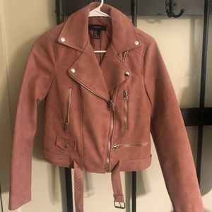 Forever 21 Pink Moto Jacket